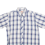 LEE COOPER Regular Mens Shirt Blue Check L
