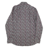 JOOP! Slim Fit Mens Shirt Green Floral Long Sleeve M
