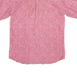 GOODMAN Mens Shirt Pink Floral M