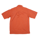 COLUMBIA Mens Plain Shirt Orange S