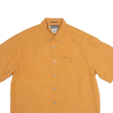 COLUMBIA Mens Plain Shirt Orange L