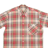 Mens Shirt Red Check L