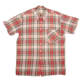 Mens Shirt Red Check L