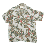 PALM SPRING Mens Shirt Green Floral M