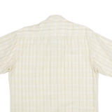 COLDOR Mens Shirt Yellow Striped M