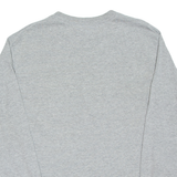 STEVE & BARRY Couch Potato Mens T-Shirt Grey Long Sleeve USA M