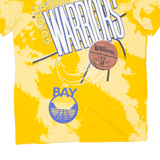 NBA Golden State Warriors Mens T-Shirt Yellow USA XS