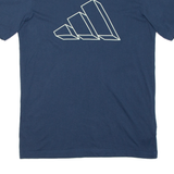 ADIDAS Mens T-Shirt Blue S