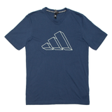 ADIDAS Mens T-Shirt Blue S