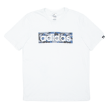 ADIDAS Mens T-Shirt White M
