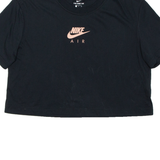 NIKE Cropped Womens T-Shirt Black S