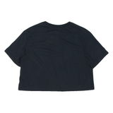 NIKE Cropped Womens T-Shirt Black S