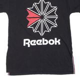 REEBOK Womens T-Shirt Black L