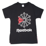 REEBOK Womens T-Shirt Black L