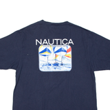 NAUTICA Mens T-Shirt Blue XL
