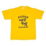 Perry Panthers Mens T-Shirt Yellow USA 2XL