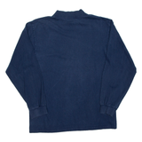 NIKE Mens T-Shirt Blue Long Sleeve M