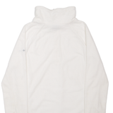 COLUMBIA Womens Fleece White 1/4 Zip S