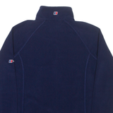 BERGHAUS Womens Fleece Blue 1/4 Zip UK 8