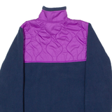 THE NORTH FACE Womens Fleece Jacket Purple Colourblock S