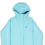JACK WOLFSKIN Insulated Womens Jacket Blue Hooded L
