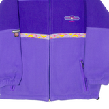 MAMMUT Nordic Zenith Mens Fleece Jacket Purple Flannel 90s Colourblock S