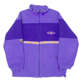 MAMMUT Nordic Zenith Mens Fleece Jacket Purple Flannel 90s Colourblock S