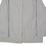 Womens Trench Jacket Grey 90s UK 16