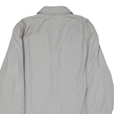 Womens Trench Jacket Grey 90s UK 16