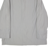 Womens Trench Jacket Grey 90s UK 16