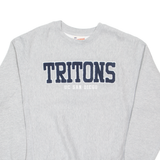 MV SPORT Tritons San Diego Mens Sweatshirt Grey USA S