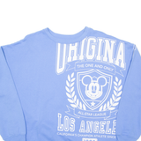 DISNEY Mickey Mouse Los Angeles Womens Sweatshirt Blue USA L
