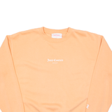 JUICY COUTURE Womens Sweatshirt Orange XL