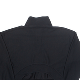 REEBOK Cropped Womens Sweatshirt Black 1/4 Zip XS