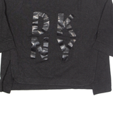 DKNY Womens Sweatshirt Grey High Neck XS
