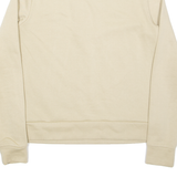 PUMA Womens Sweatshirt Beige 1/4 Zip S