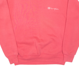 CHAMPION Womens Sweatshirt Pink L