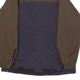 BRUNOTTI 2 in 1 Mens Coat Brown Canvas Colourblock L