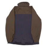 BRUNOTTI 2 in 1 Mens Coat Brown Canvas Colourblock L