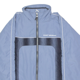 JAKO SVKT Windau Netball Womens Windbreaker Jacket Blue 90s Crazy Pattern UK 10