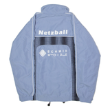 JAKO SVKT Windau Netball Womens Windbreaker Jacket Blue 90s Crazy Pattern UK 10