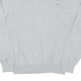 TOMMY HILFIGER Mens Jumper Grey V-Neck Tight Knit XL