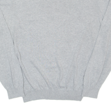 TOMMY HILFIGER Mens Jumper Grey V-Neck Tight Knit XL
