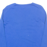 TOMMY HILFIGER Womens Jumper Blue V-Neck Tight Knit XS