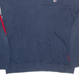 TOMMY HILFIGER Mens Jumper Blue Tight Knit M