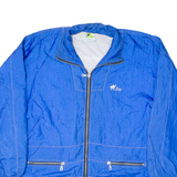 CATS Womens Rain Jacket Blue Nylon 90s M