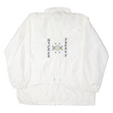 BENGER Womens Rain Jacket White 90s M