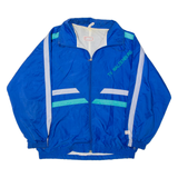 LESKI Mens Shell Jacket Blue 90s L