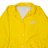 COSMOS Womens Rain Jacket Yellow 90s Hooded M