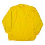 COSMOS Womens Rain Jacket Yellow 90s Hooded M